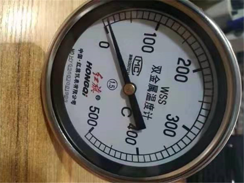 廢輪胎煉油設備溫度表